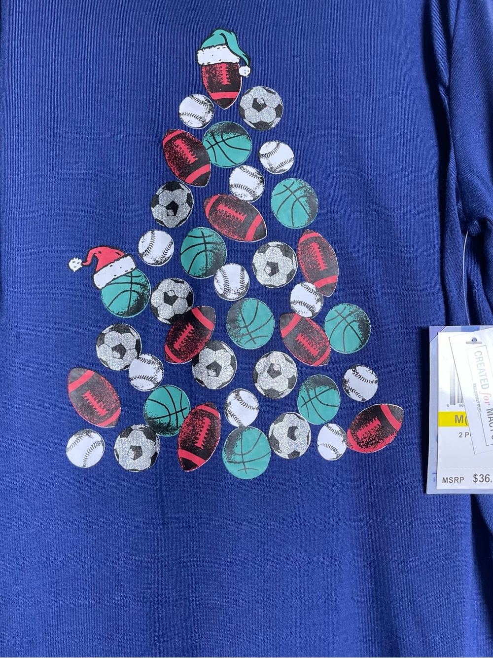 Boys Christmas Pajama Set – Max & Olivia Size Medium (8-10) NWT - Picture 2 of 6